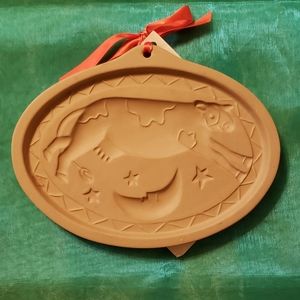 Brown Bag Cookie Art Mold Cow Moon Nursery 1993